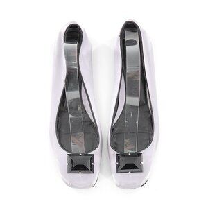 TE CASAN GAETANO PERRONE Limited Edition Lavender Satin Ballet Flats